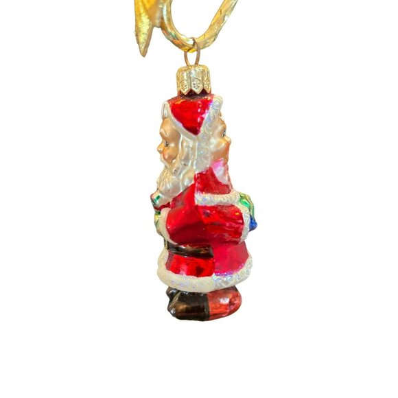 Christopher Radko 1999 Jolly Couple Two Sided Christmas Ornament 99-967-0 Gem - Picture 3 of 3
